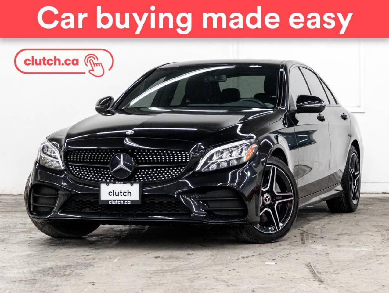 Used 2019 Mercedes-Benz C-Class C 300 4Matic AWD w/ Apple CarPlay & Android Auto, Dual Panel Moonroof, Nav for sale in Toronto, ON