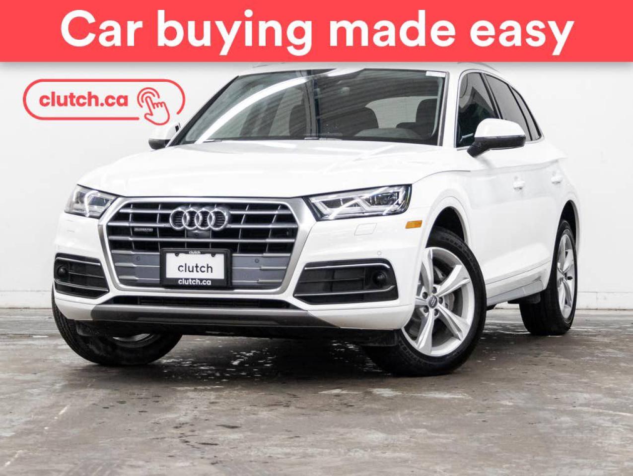 Used 2020 Audi Q5 Progressiv AWD w/ Apple CarPlay & Android Auto, Tri Zone A/C, Panoramic Sunroof for sale in Toronto, ON