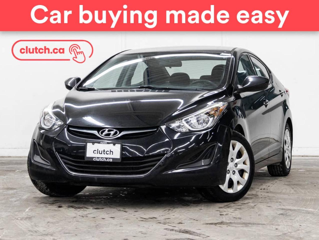 Used 2015 Hyundai Elantra GL w/ Heated Front Seats, A/C, Cruise Control for sale in Toronto, ON