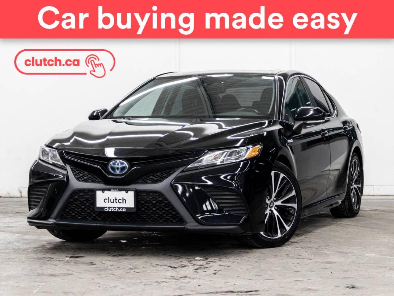 Used 2019 Toyota Camry HYBRID SE w/ Apple CarPlay, Heated Steering Wheel, Heated Front Seats for sale in Toronto, ON