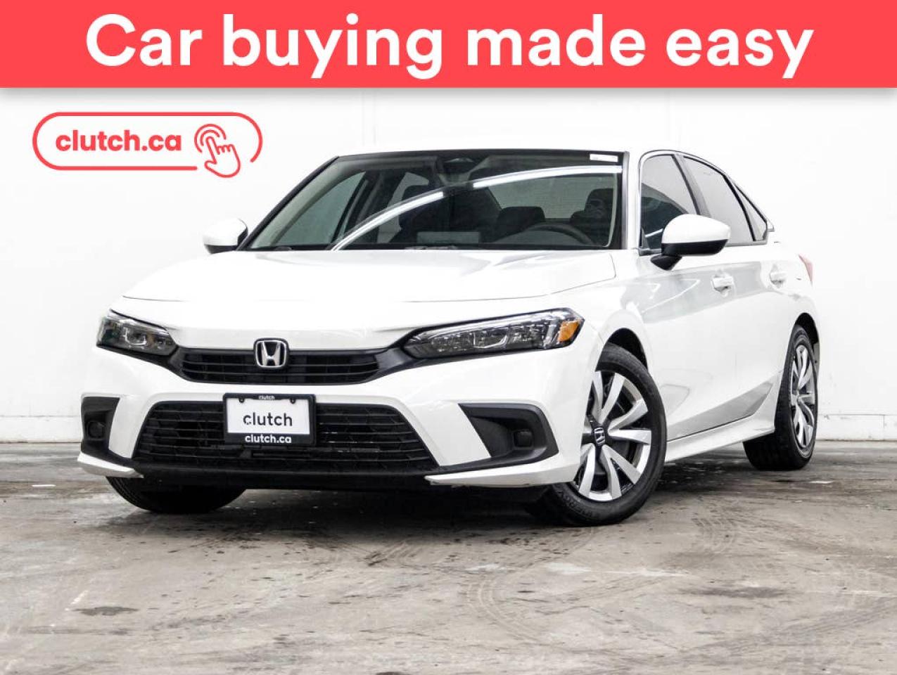 Used 2022 Honda Civic LX w/ Apple CarPlay & Android Auto, Heated Front Seats, Rearview Camera for sale in Toronto, ON