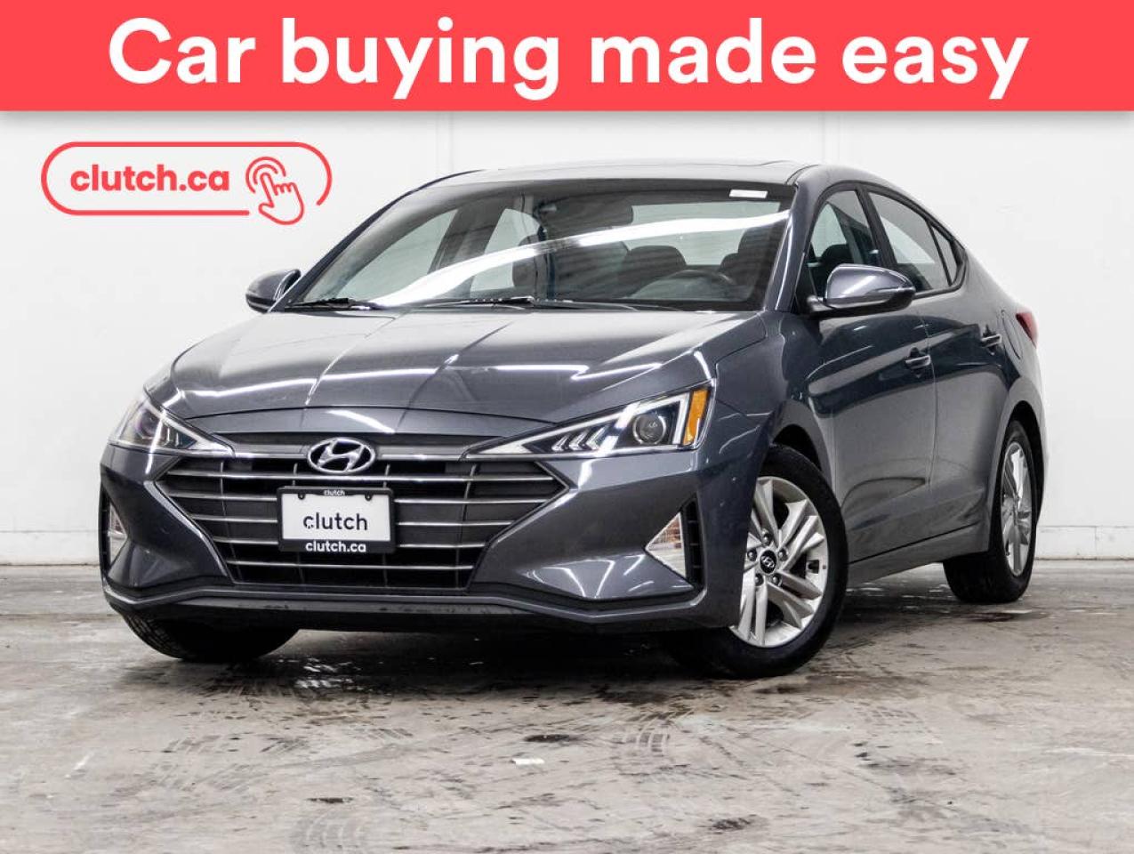 Used 2020 Hyundai Elantra Preferred w/ Sun & Safety Package w/ Apple CarPlay & Android Auto, Rearview Cam, A/C for sale in Toronto, ON