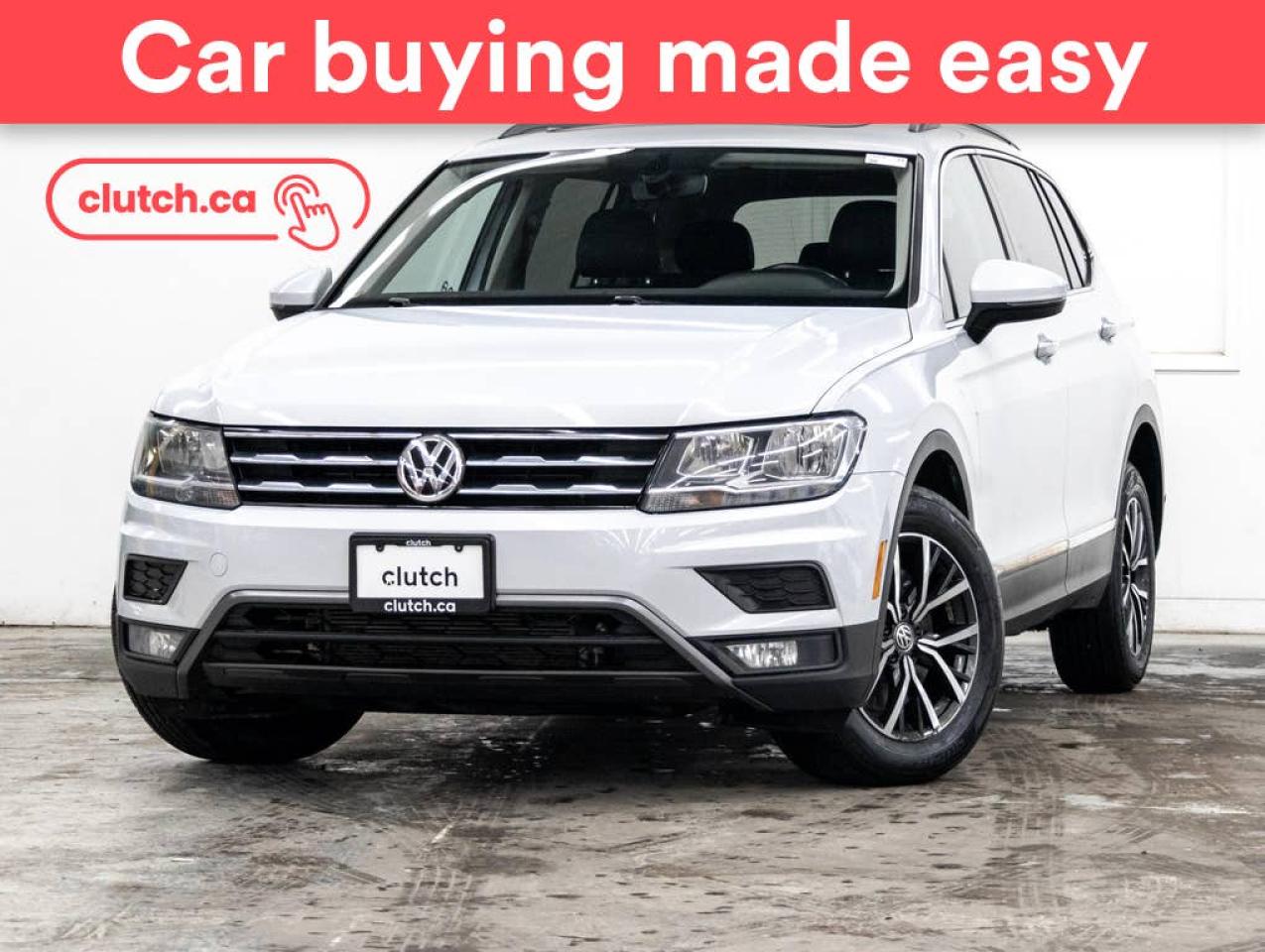 Used 2018 Volkswagen Tiguan Comfortline AWD w/ Apple CarPlay & Android Auto, Panoramic Moonroof, Rearview Cam for sale in Toronto, ON