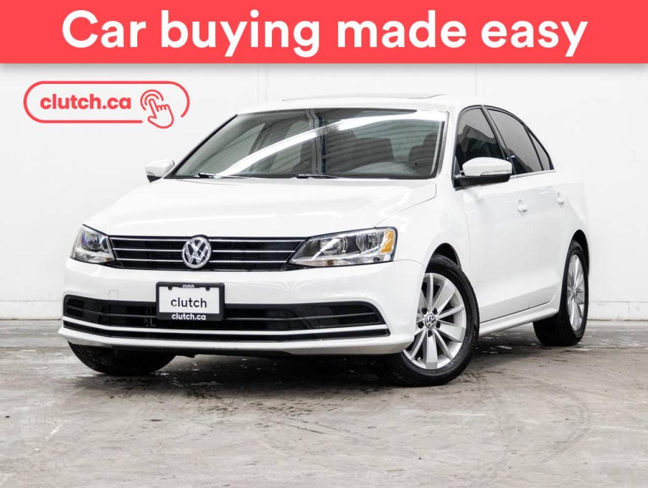 Used 2016 Volkswagen Jetta Trendline + w/ Power Sunroof, A/C, Rearview Cam for sale in Toronto, ON