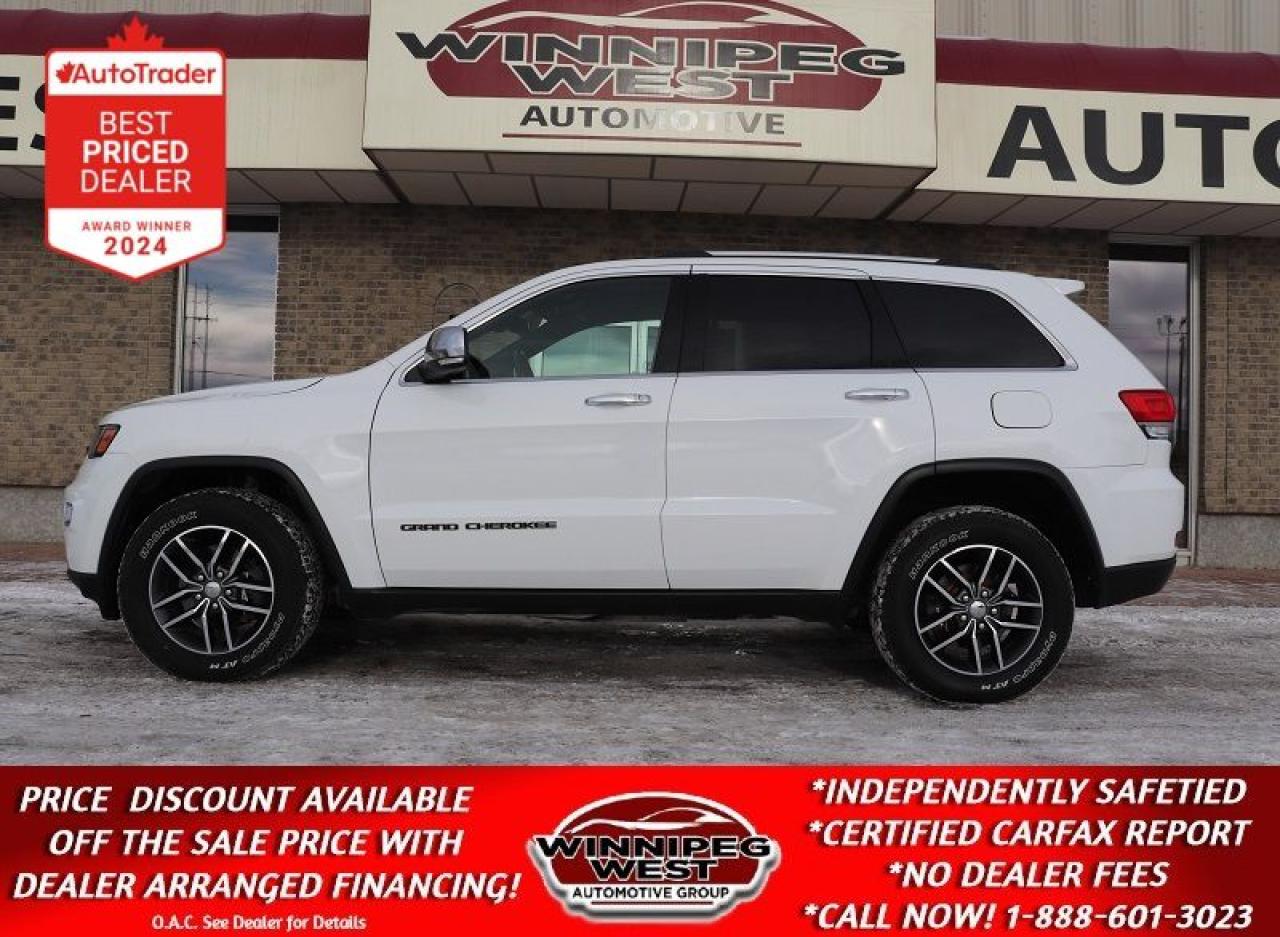 Used 2018 Jeep Grand Cherokee LIMITED 4X4, FULLY LOADED, LOW KMS, STILL AS NEW! for sale in Headingley, MB