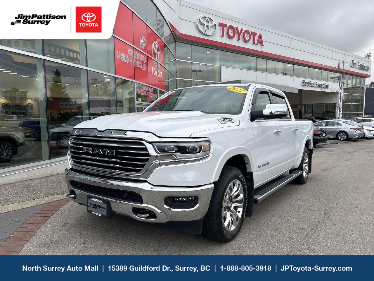 Jim Pattison Toyota Surrey sells & services new & used Toyota vehicles throughout the Lower Mainland. Financing available OAC.  Price does not include $595 documentation, $395 Used car finance placement fee if applicable and taxes. D#6701