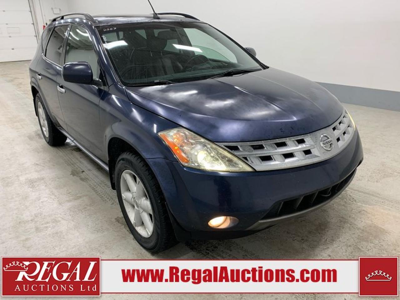 Used 2003 Nissan Murano SE for sale in Calgary, AB