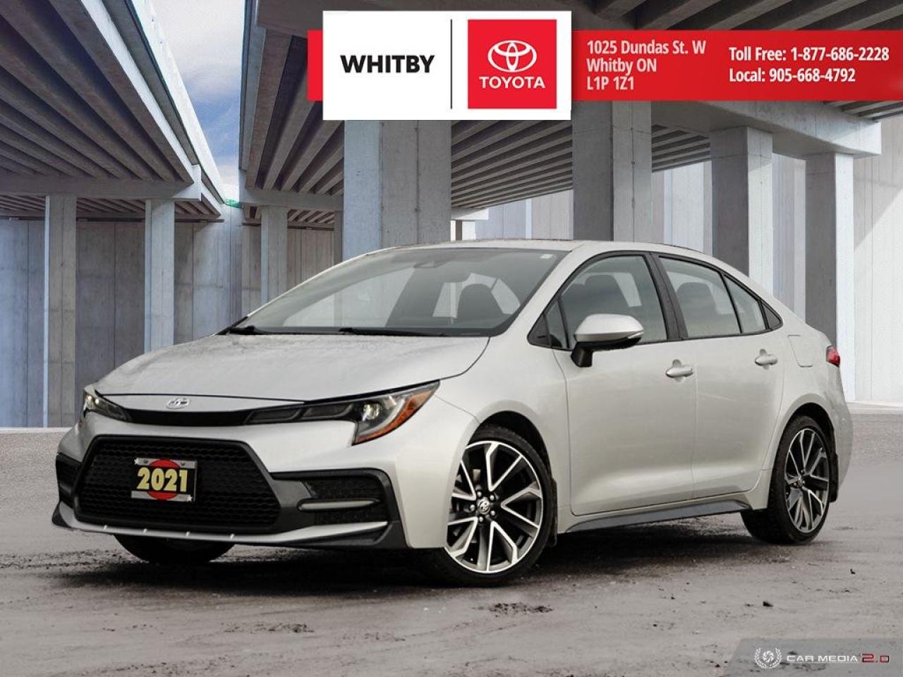 Used 2021 Toyota Corolla SE CVT for sale in Whitby, ON