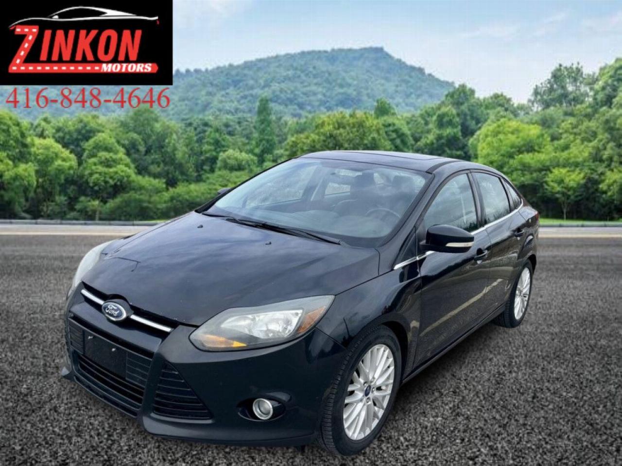 Used 2013 Ford Focus TITANIUM | LEATHER | NAVI | SUNROOF | BACKUP CAM | HEATED SEATS | BLUETOOTH for sale in Pickering, ON