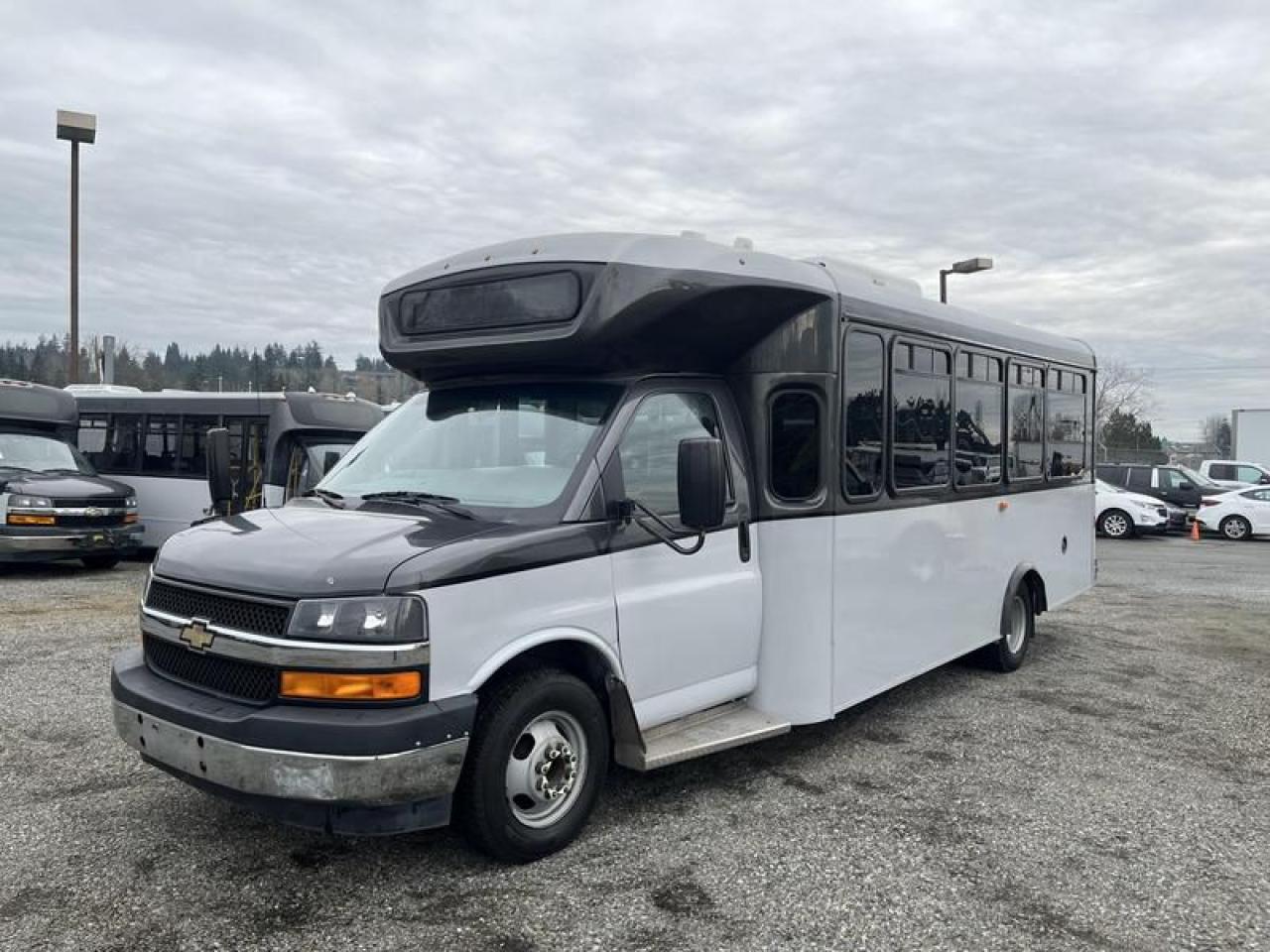 Used 2017 Chevrolet Express G4500 21 Passenger Bus low floor With front Wheelchair Accessibility for sale in Burnaby, BC