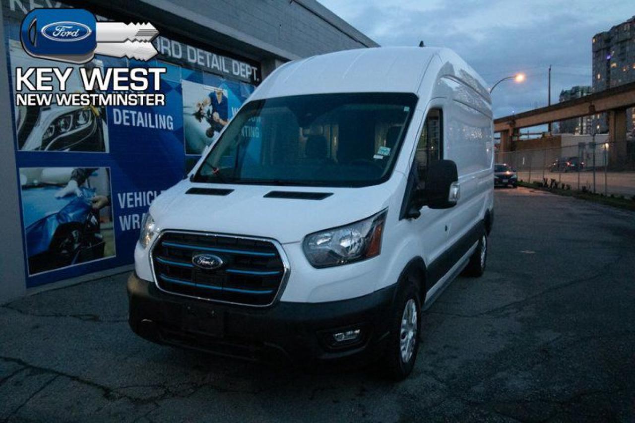 Used 2022 Ford E-Transit Cargo Van 350 High Roof Nav Cam Sync 4 for sale in New Westminster, BC