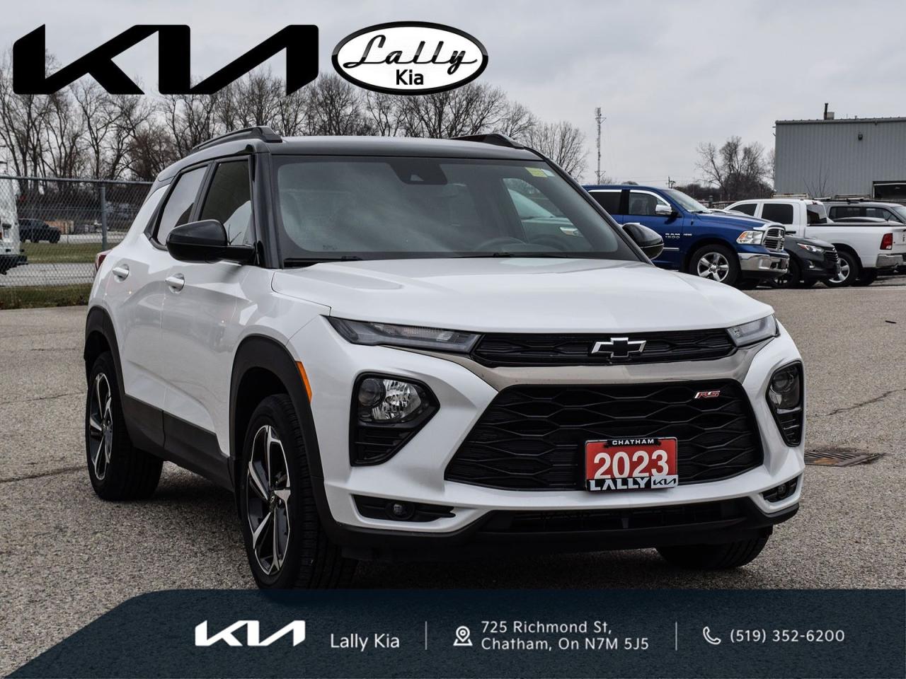 Used 2023 Chevrolet TrailBlazer RS AWD, HEATED DRIVER & FRONT PASSENGER SEATS, HEATED STEERING WHEEL, POWER DRIVER SEAT. for sale in Chatham, ON