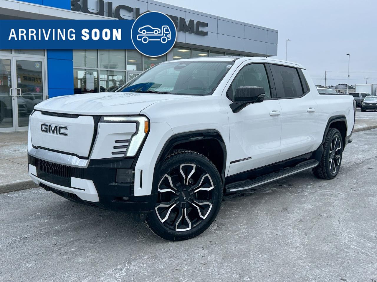 New 2025 GMC Sierra EV Denali FULLY ELECTRIC WITH REMOTE START/ENTRY, SUNROOF, HEATED SEATS, HEATED STEERING WHEEL, VENTILATED SEATS, MULTI-FLEX MID-GATE, BOSE SOUND SYSTEM for sale in Carleton Place, ON