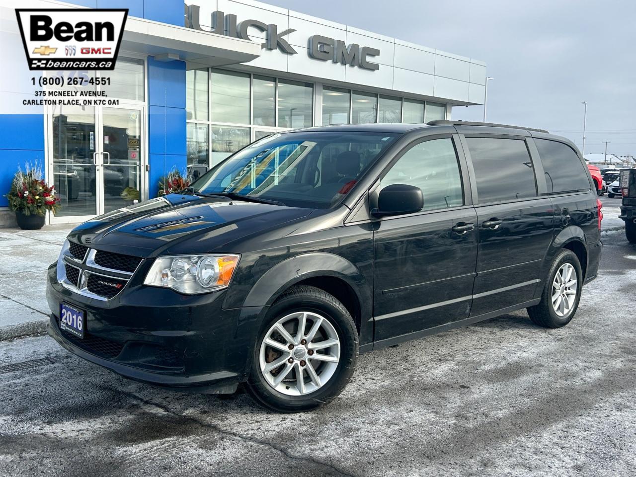 Used 2016 Dodge Grand Caravan SE/SXT 3.5L V6 WITH REMOTE ENTRY, CLOTH SEATS, REAR SEATS WITH STOW 'N GO, A/C, AM/FM RADIO, REAR ENTERTAINMENT SYSTEM for sale in Carleton Place, ON