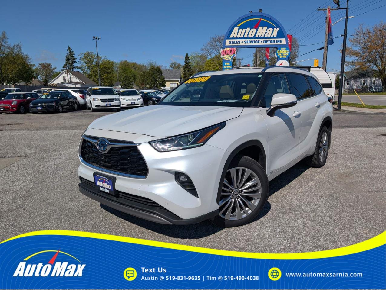 Used 2022 Toyota Highlander HYBRID Limited PLATINUM HYBRID!!! for sale in Sarnia, ON