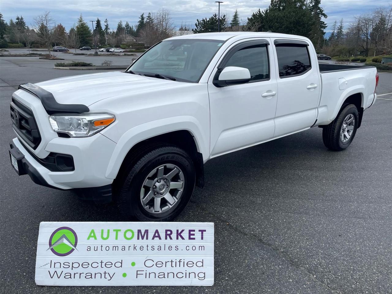 Used 2021 Toyota Tacoma SR5 CREW CAB, 4X4, L/BOX, FINANCING, WARRANTY, INSPECTED W/BCAA MBSHP! for sale in Surrey, BC