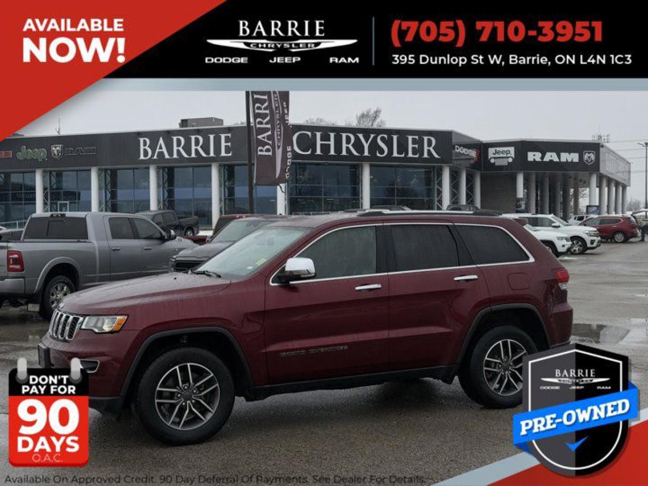 Used 2021 Jeep Grand Cherokee Limited for sale in Barrie, ON