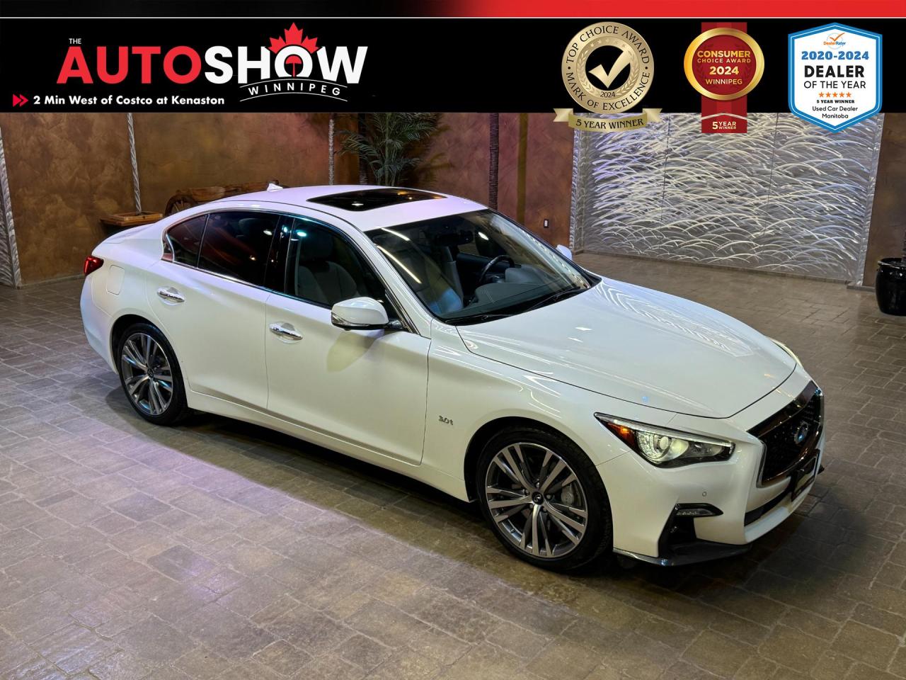 Used 2018 Infiniti Q50 3.0T SPORT AWD - CLEAN CARFAX!!! LOW KM!!! for sale in Winnipeg, MB