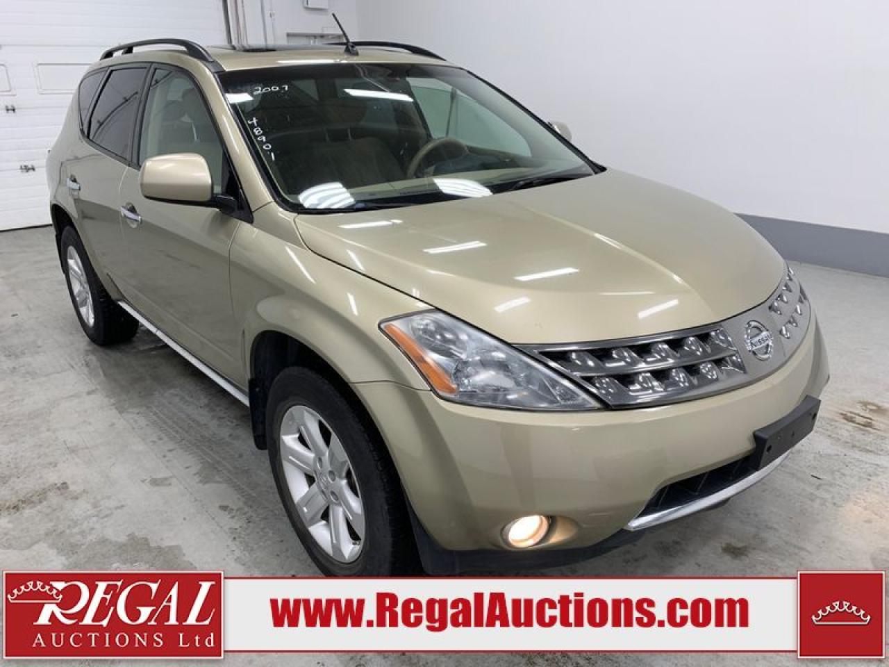 Used 2007 Nissan Murano SL for sale in Calgary, AB