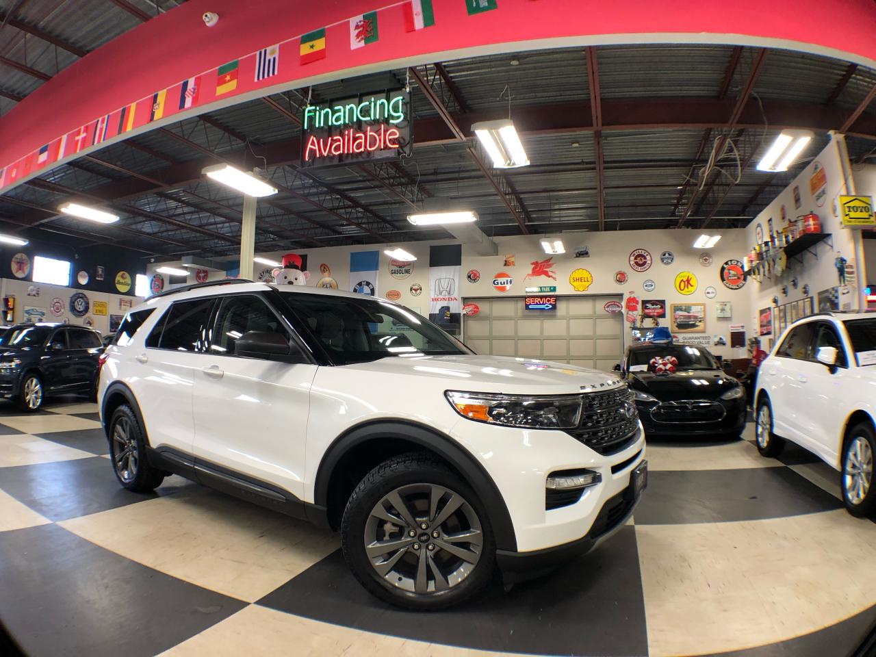 Used 2021 Ford Explorer XLT 7PASS LEATHER PANO/ROOF NAVI B/SPOT CAMERA for sale in North York, ON