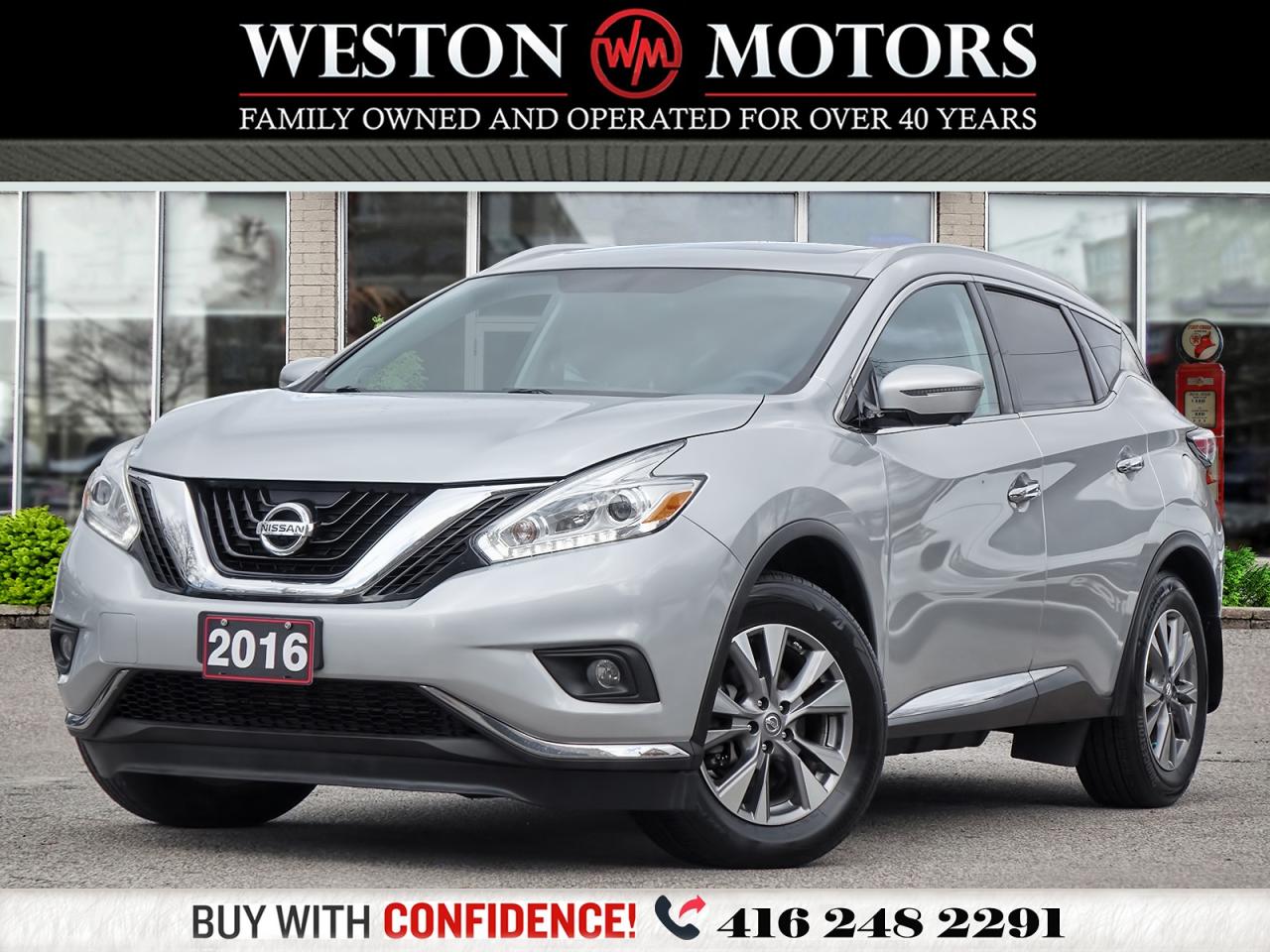 Used 2016 Nissan Murano 3.5L*AWD*POWERGROUP*NAVI*MOONROOF*REV-CAM*LEATHER for sale in Toronto, ON