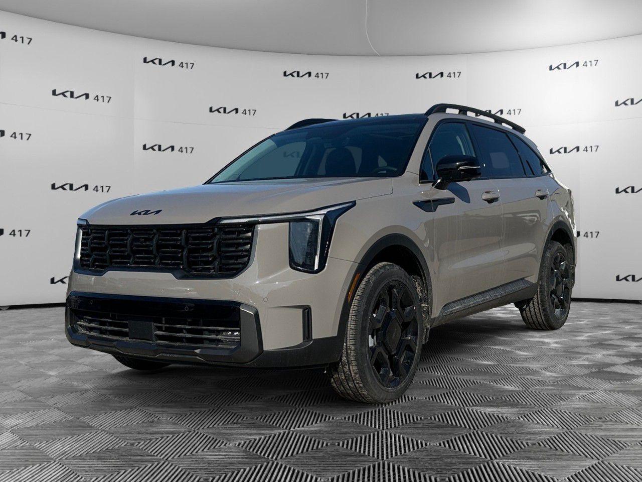New 2025 Kia Sorento X-Line Limited AWD w/Black Interior for sale in Gloucester, ON