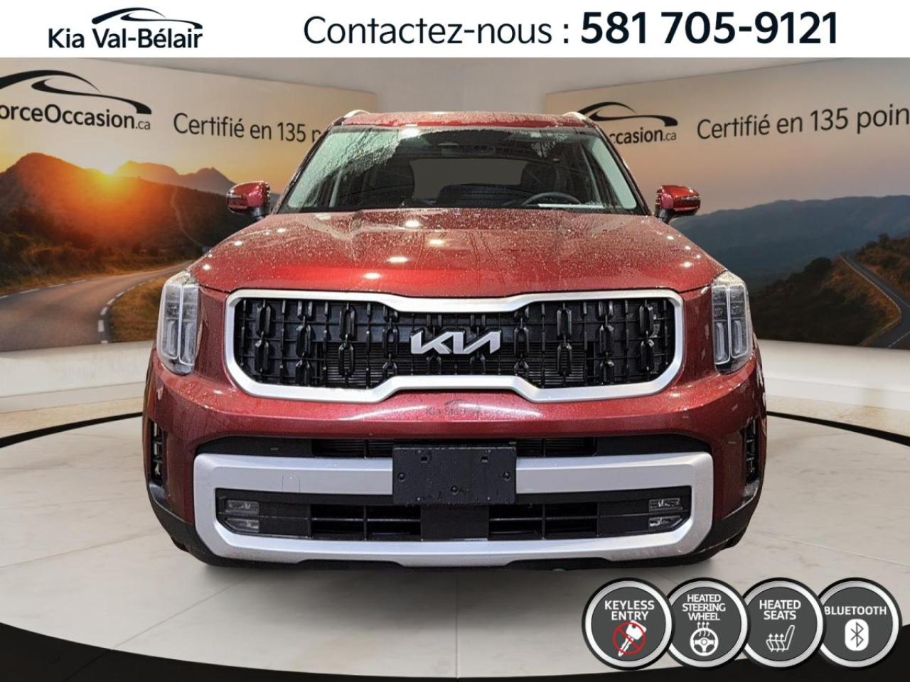 Used 2024 Kia Telluride EX *AWD *8 PLACES * TOIT OUVRANT *SIEGE CHAUFFANT for sale in Québec, QC