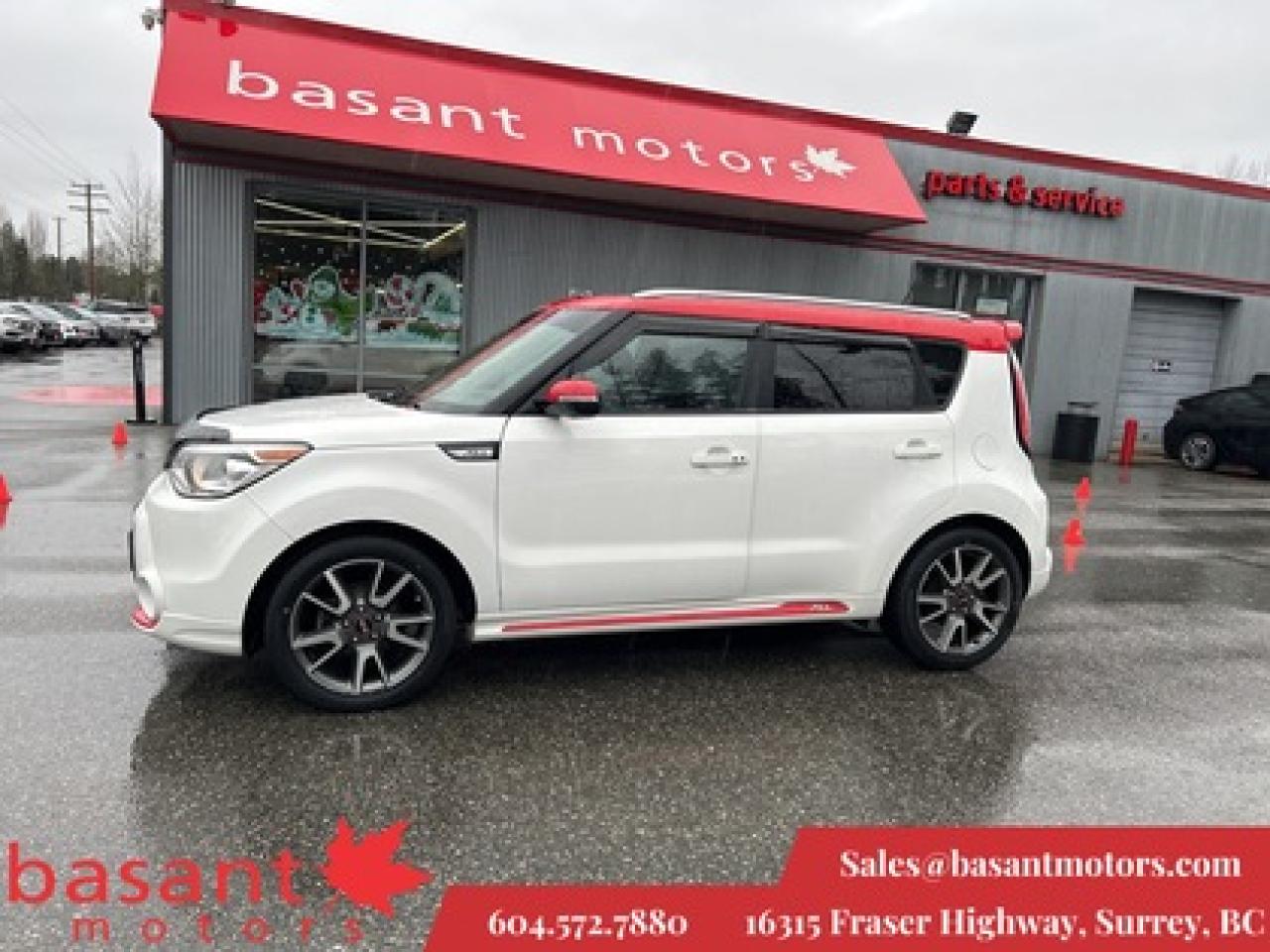 Used 2014 Kia Soul 5dr Wgn Auto Two-Tone Polar White-Red for sale in Surrey, BC