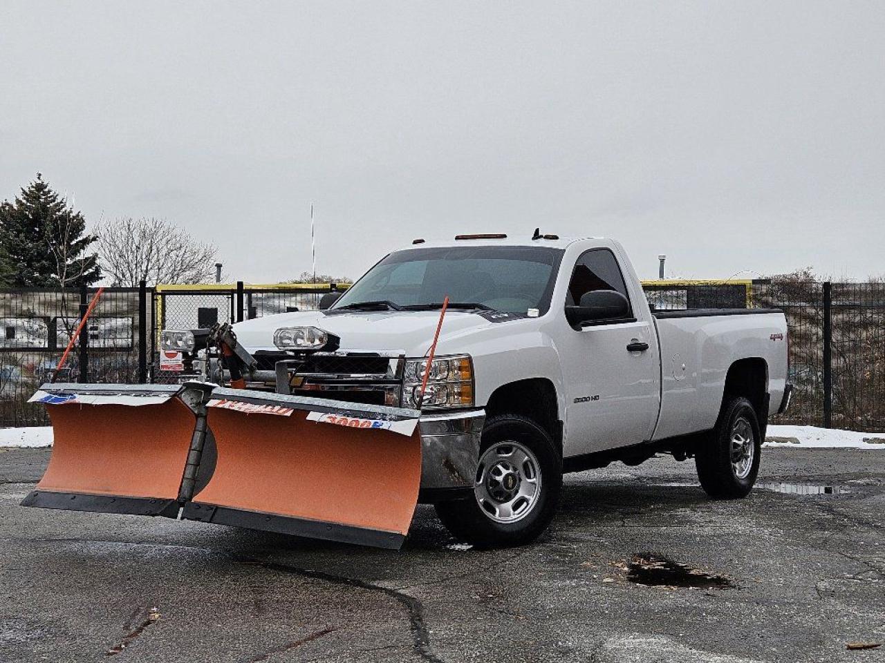 Used 2013 Chevrolet Silverado 2500 HD 2500HD 4X4-ARCTIC V SNOW PLOW-REGULAR CAB-CERTIFIED for sale in Toronto, ON