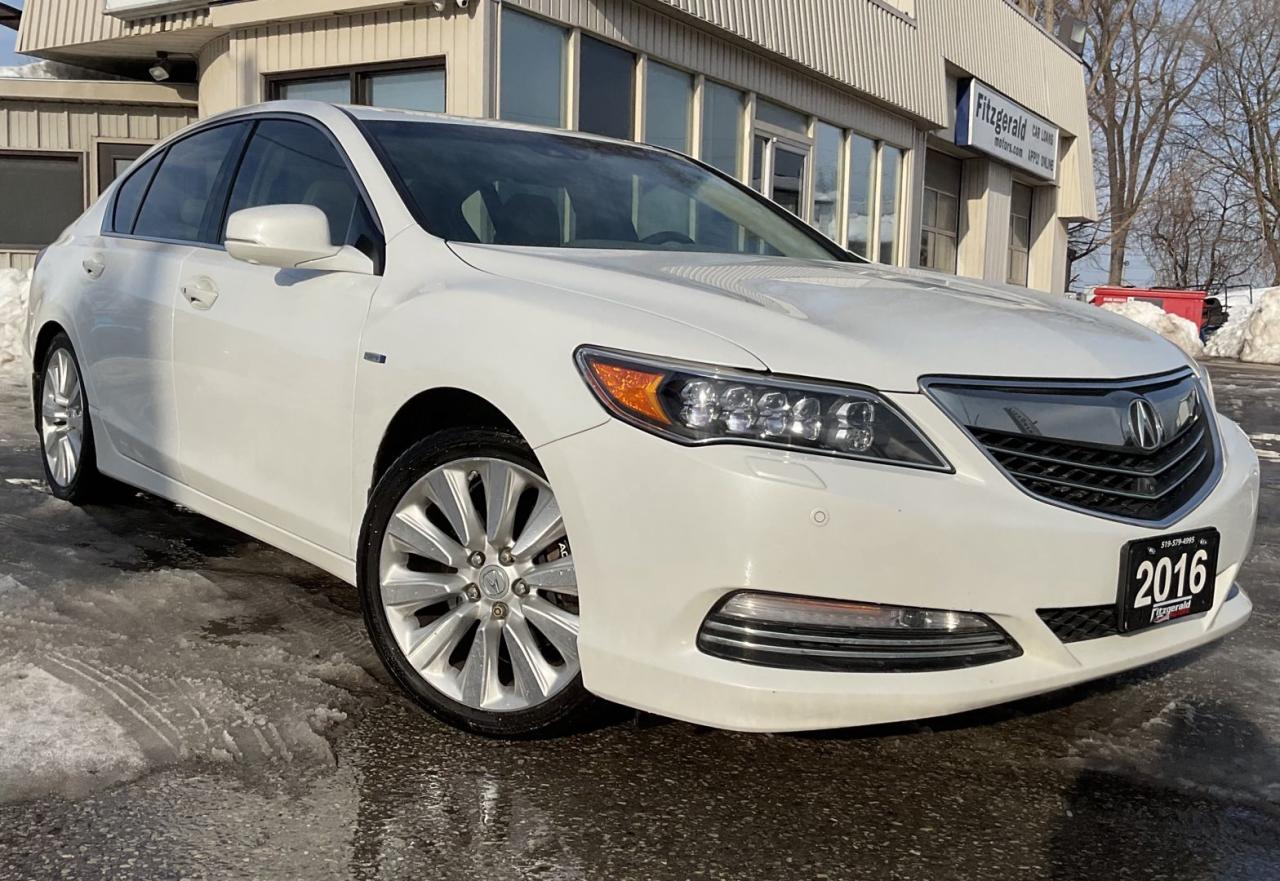 Used 2016 Acura RLX Sport Hybrid SH-AWD Elite Package Sedan - LTHR! NAV! 360 CAM! HUD! BSM! for sale in Kitchener, ON