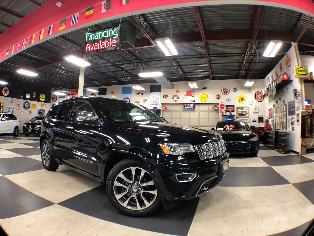 Used 2017 Jeep Grand Cherokee OVERLAND 4WD LEATHER PAN/ROOF NAVI B/SPOT CAMERA for sale in North York, ON