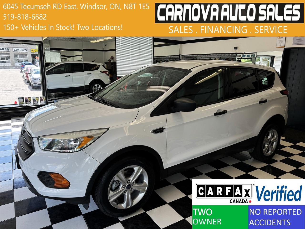 2017 Ford Escape S+New Tires+New Brakes+Camera+CLEAN CARFAX Photo0