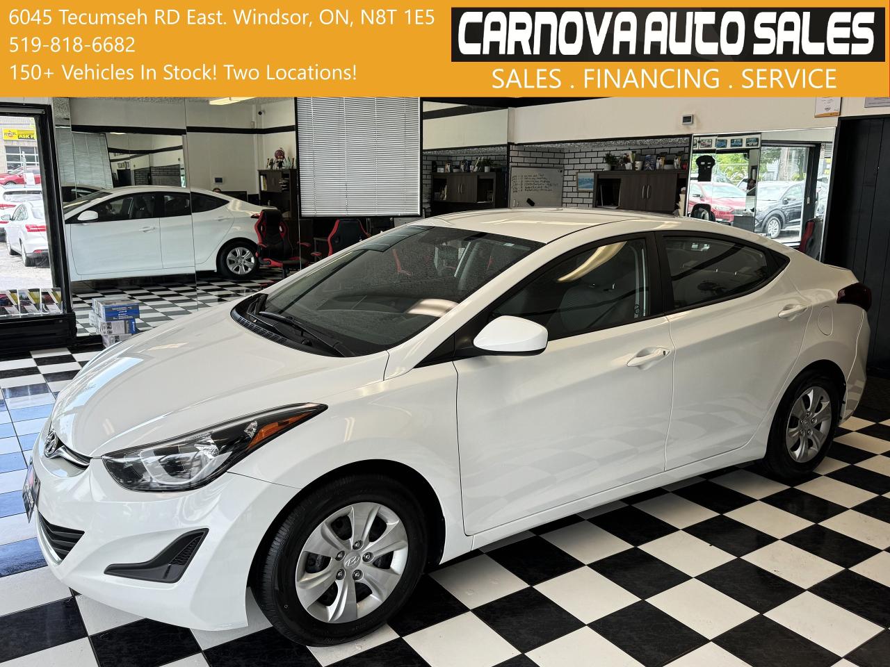 Used 2015 Hyundai Elantra L+New Tires+Brakes+A/C+Keyless Entry for sale in Windsor, ON