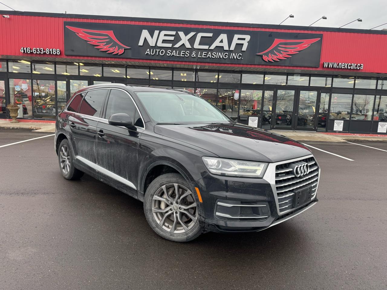 2018 Audi Q7 PROGRESSIV AWD 7 PASS NAVI LEATHER PAN/ROOF B/SPOT