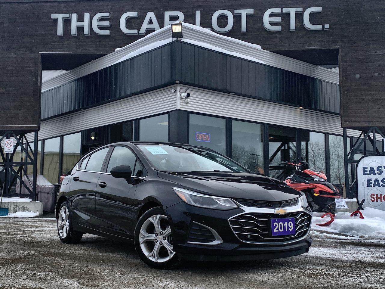 Used 2019 Chevrolet Cruze Premier APPLE CARPLAY/ANDROID AUTO, HEATED LEATHER SEATS/STEERING WHEEL, BACK UP CAM, SUNROOF!! for sale in Sudbury, ON