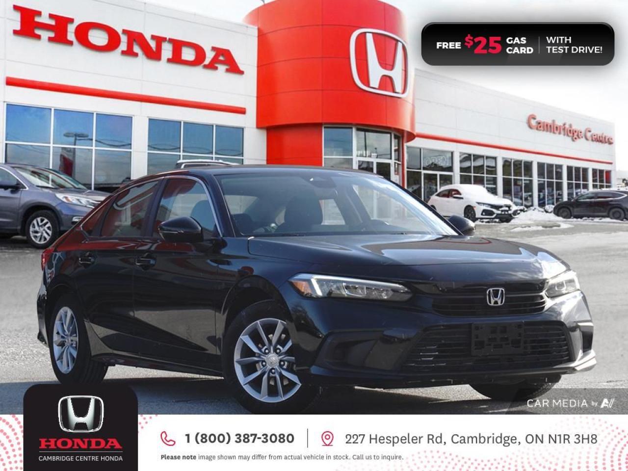 Used 2022 Honda Civic EX HONDA SENSING TECHNOLOGIES | REARVIEW CAMERA | APPLE CARPLAY™/ANDROID AUTO™ for sale in Cambridge, ON