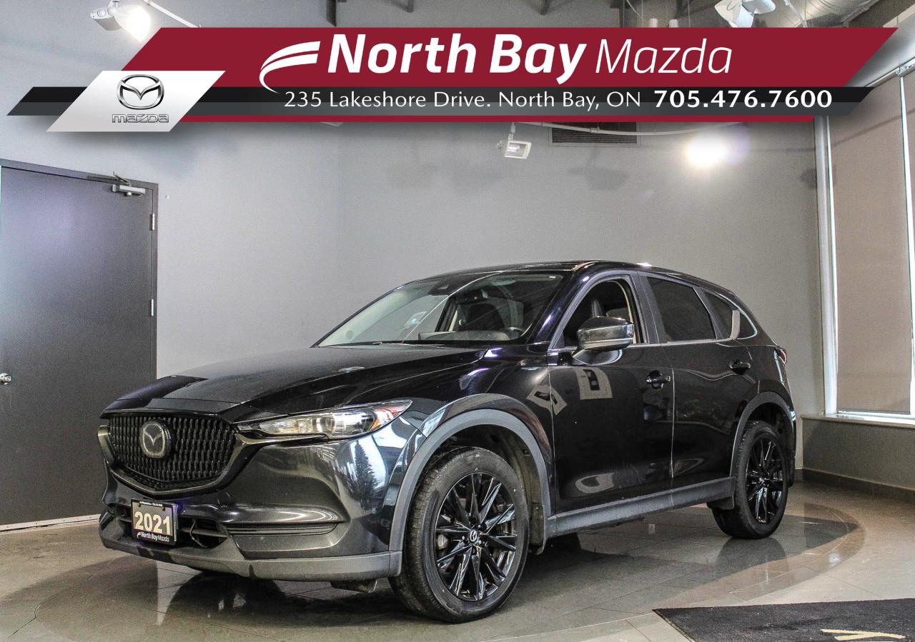 Used 2021 Mazda CX-5 Kuro Edition HEATED SEATS/STEERING WHEEL - APPLE CARPLAY/ANDROID AUTO - CLEAN CARFAX for sale in North Bay, ON