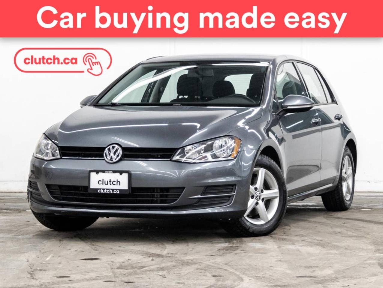 Used 2016 Volkswagen Golf 1.8 TSI Trendline w/ Apple CarPlay & Android Auto, Heated Front Seats, Rearview Camera for sale in Toronto, ON