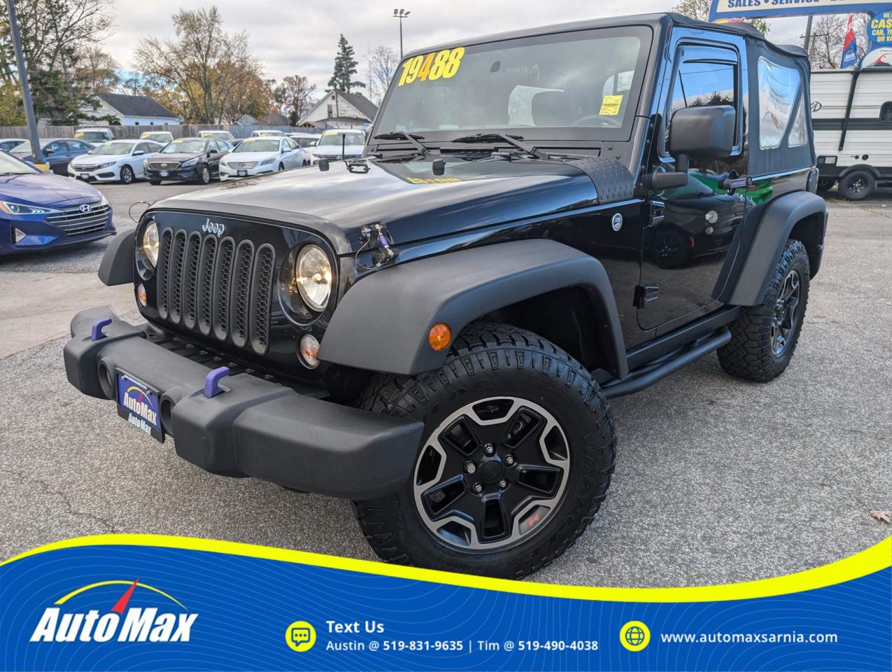 Used 2016 Jeep Wrangler SPORT for sale in Sarnia, ON