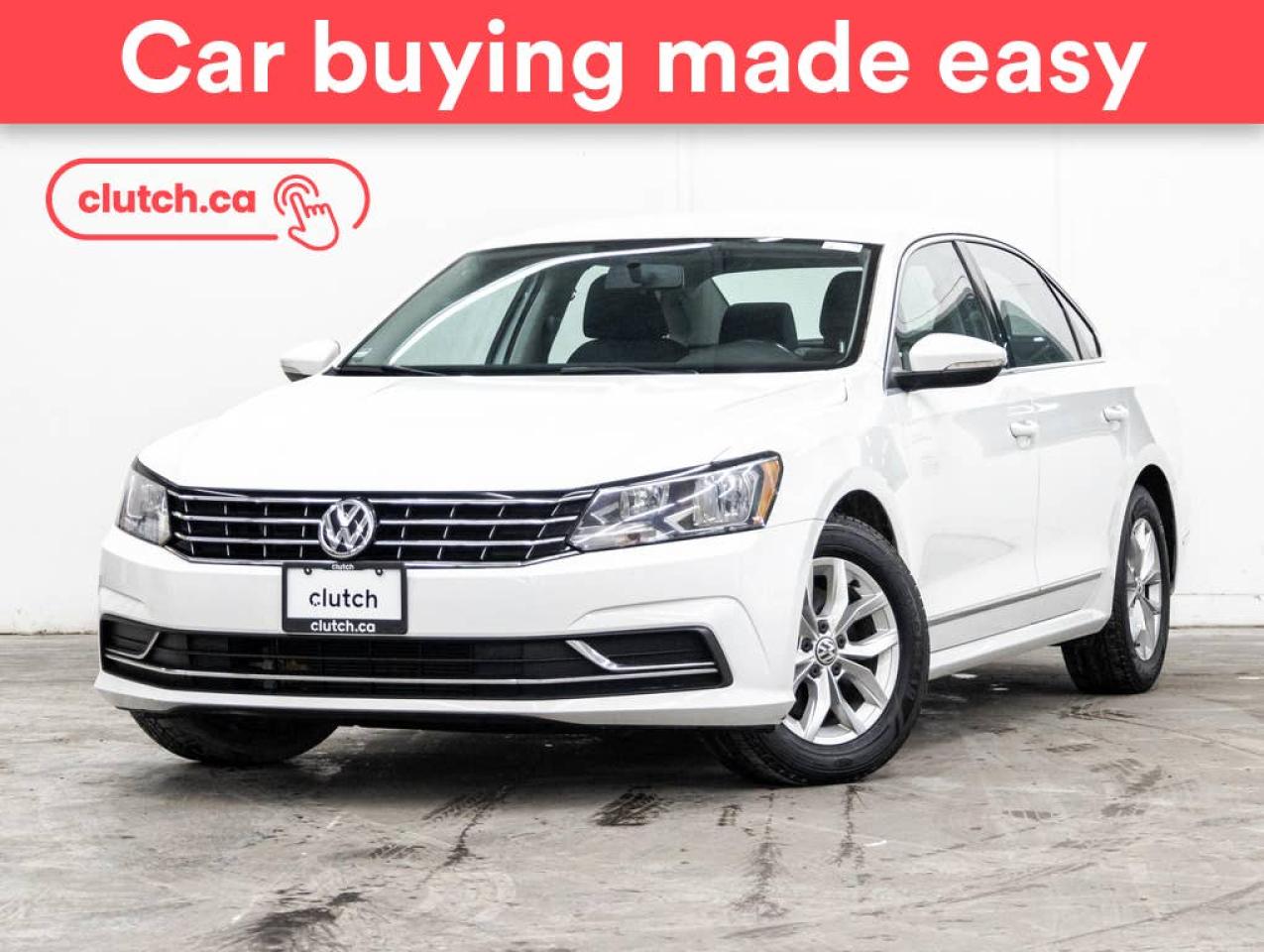 Used 2016 Volkswagen Passat Trendline + w/ Apple CarPlay & Android Auto, Heated Front Seats, Rearview Camera for sale in Toronto, ON