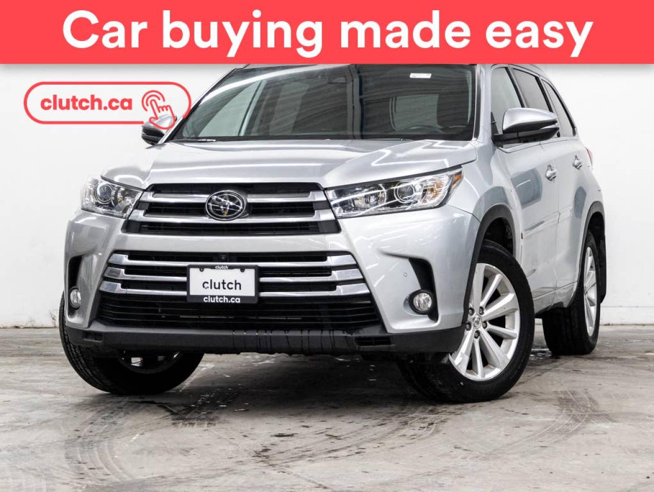 Used 2018 Toyota Highlander Limited AWD w/ Panoramic Sunroof, Tri Zone A/C, Rearview Cam for sale in Toronto, ON