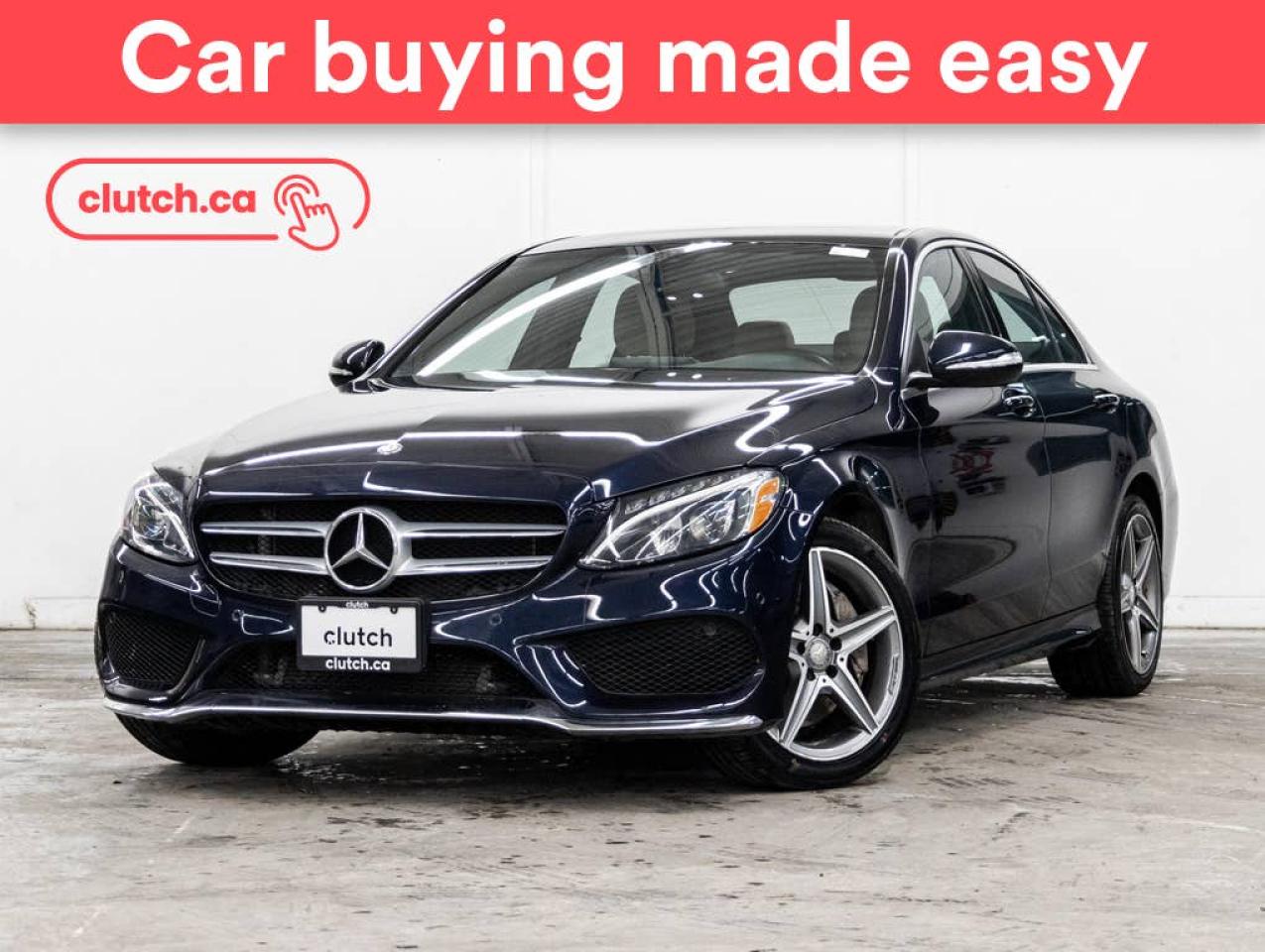 Used 2015 Mercedes-Benz C-Class C 300 4Matic AWD w/ Nav, Dual Zone A/C, Dual Panel Sunroof for sale in Toronto, ON