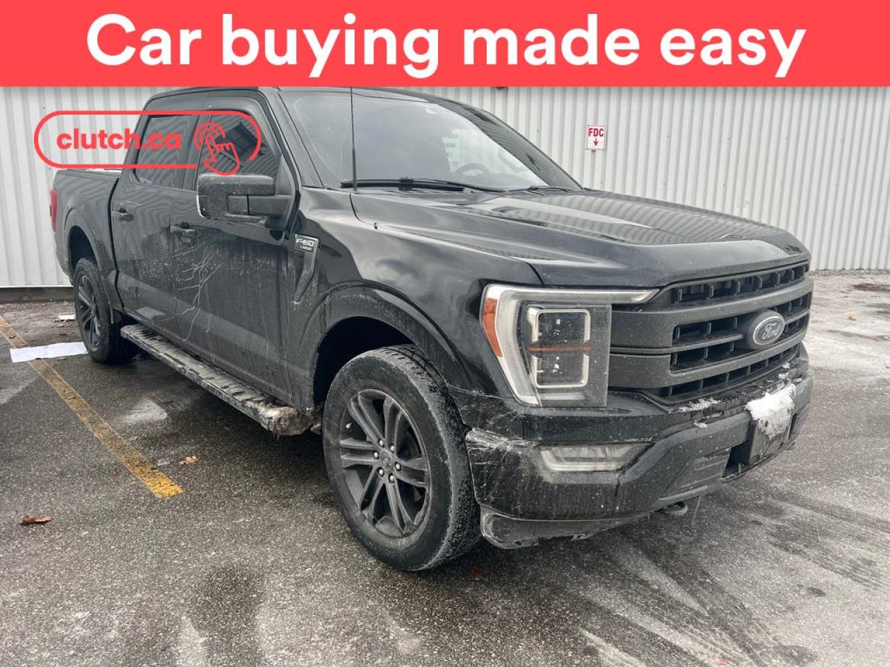 Used 2021 Ford F-150 Lariat SuperCrew 4WD w/ Apple CarPlay & Android Auto, Dual Zone A/C, Rearview Cam for sale in Toronto, ON