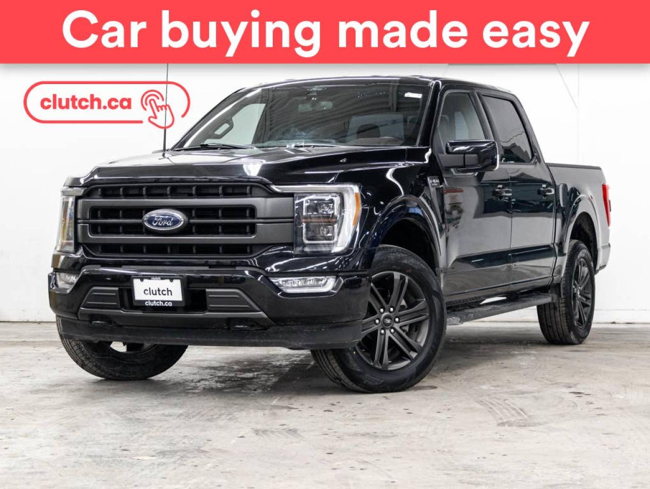 Used 2021 Ford F-150 Lariat SuperCrew 4WD w/ Apple CarPlay & Android Auto, Dual Zone A/C, Rearview Cam for sale in Toronto, ON