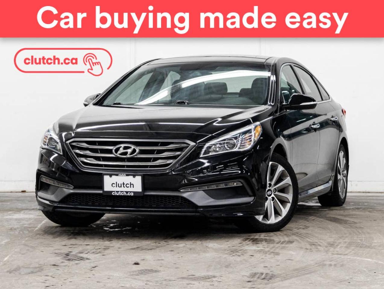 Used 2016 Hyundai Sonata Sport Tech w/ Nav, Heated Steering Wheel, Heated Front Seats for sale in Toronto, ON