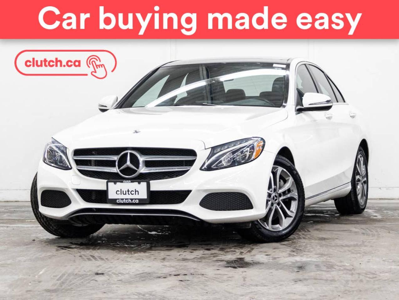 Used 2018 Mercedes-Benz C-Class C 300 4Matic AWD w/ Nav, Dual Zone A/C, Dual Panel Sunroof for sale in Toronto, ON