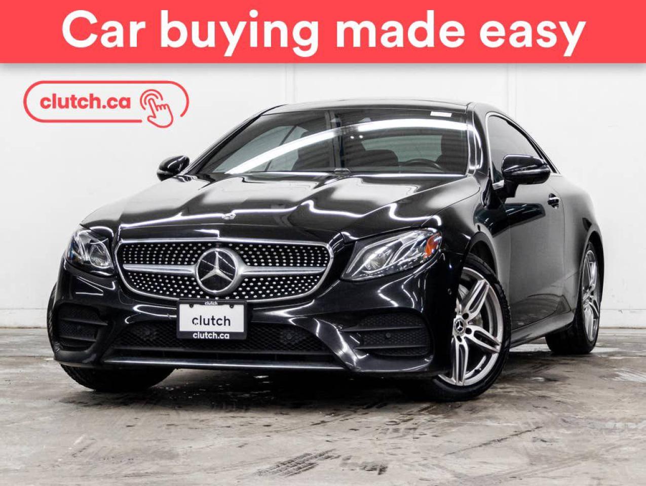 Used 2018 Mercedes-Benz E-Class E400 AWD w/ Apple CarPlay & Android Auto, Heated Front Seats, Rearview Camera for sale in Toronto, ON