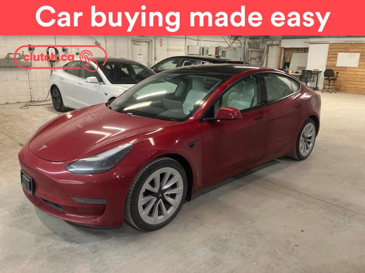 Used 2021 Tesla Model 3 Standard Range Plus w/ Autopilot, Nav, Glass Roof for sale in Toronto, ON