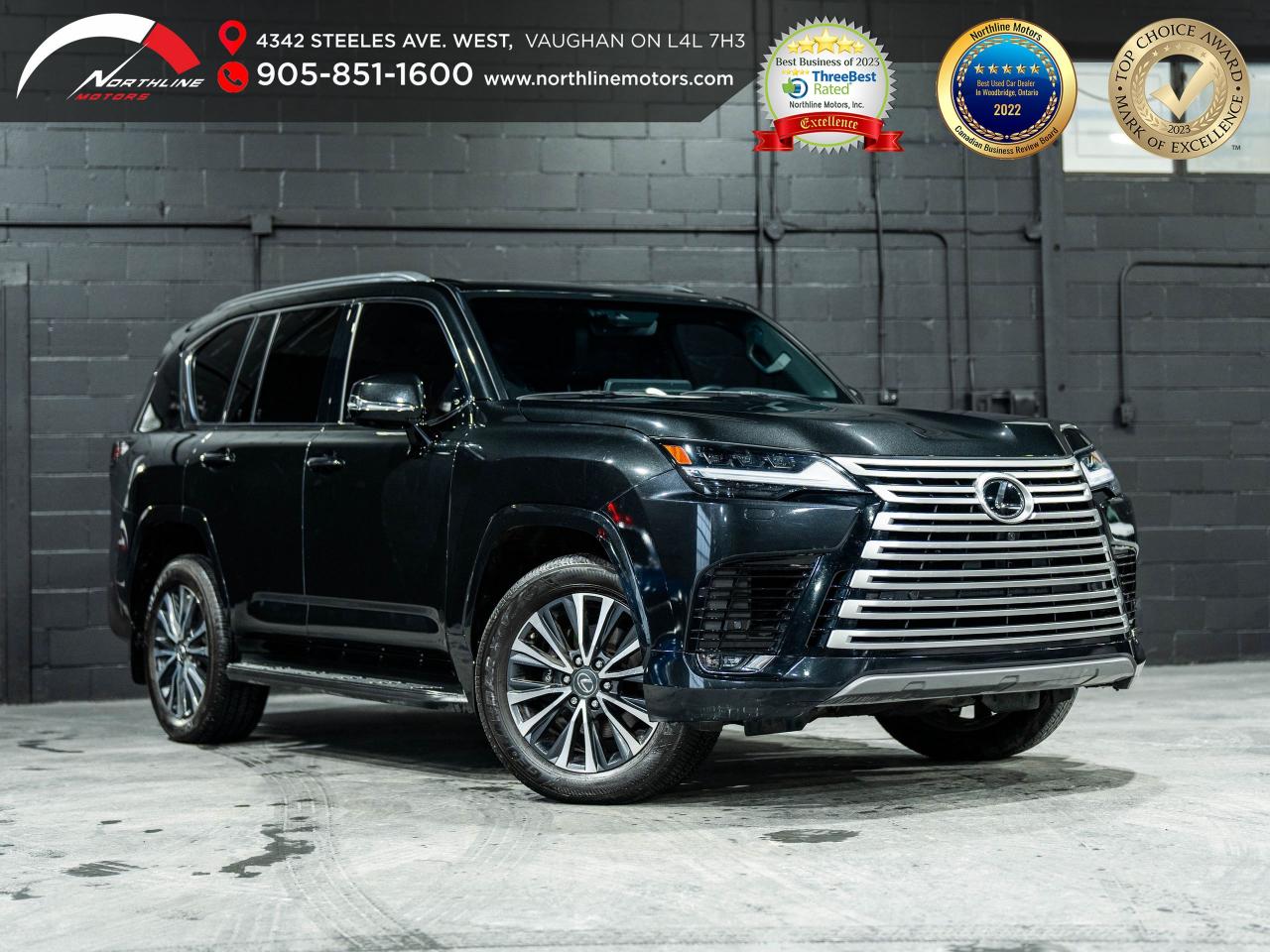 Used 2023 Lexus LX LX 600/7 PASS/360 CAM/ADAPTIVE CRUISE/CLEAN CARFAX for sale in Vaughan, ON