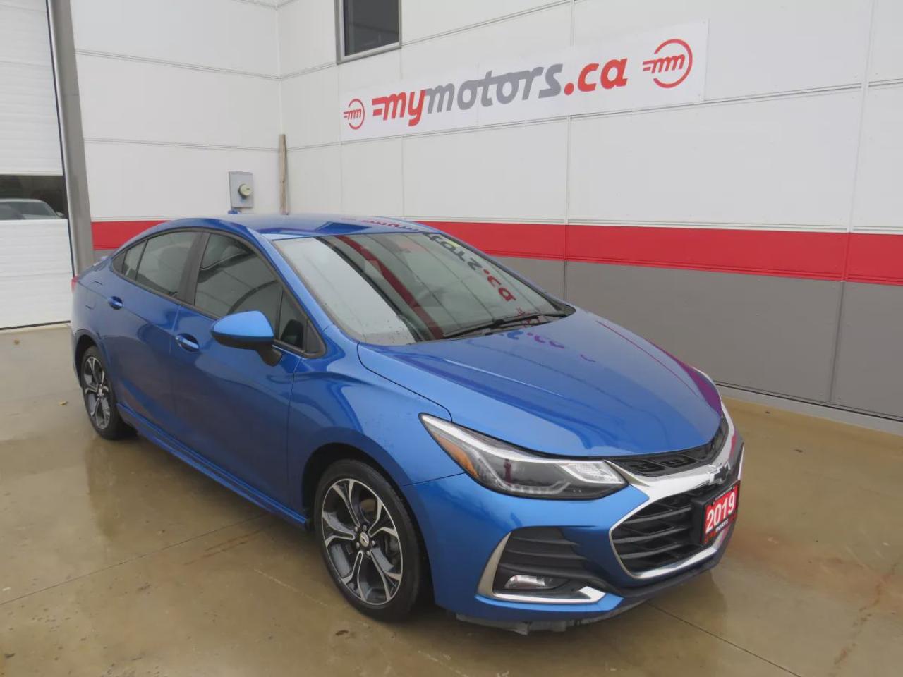 Used 2019 Chevrolet Cruze LT (**ALLOY RIMS**REMOTE START**POWER SEATS**FOG LIGHTS**HEATED SEATS**CRUISE CONTROL**BLUETOOTH**PUSH BUTTON START**TOUCHSCREEN DISPLAY**REVERSE CAMERA**PARKING SENSORS**STOP&GO**) for sale in Tillsonburg, ON